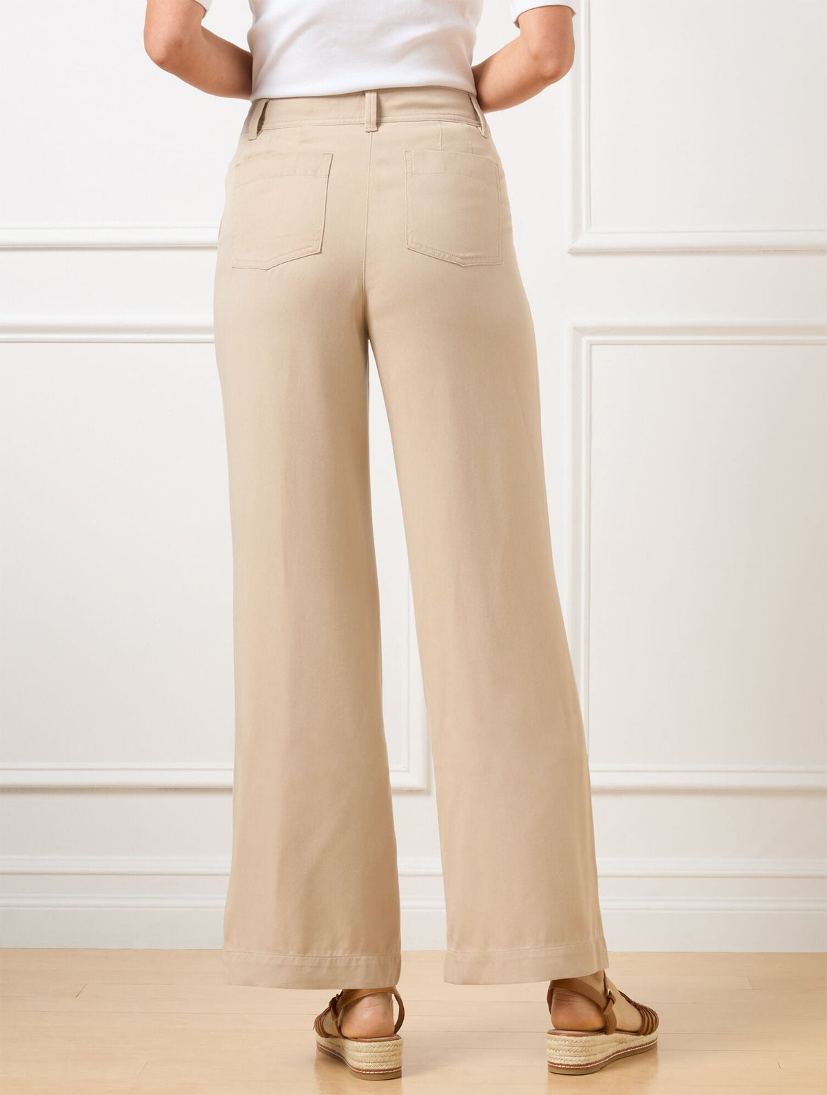 FLOWY WIDE ANKLE PANTS