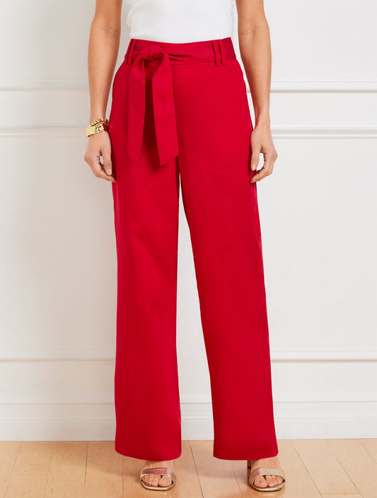 WIDE LEG PULL-ON PANTS