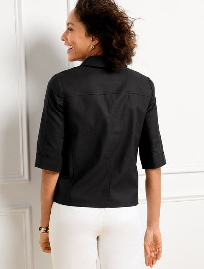 SLUB TWILL JACKET