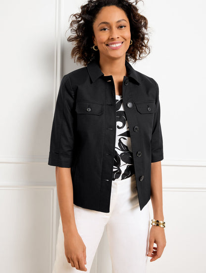 SLUB TWILL JACKET