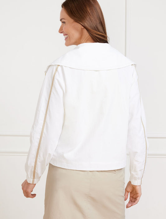 CRINKLE WEAVE JACKET