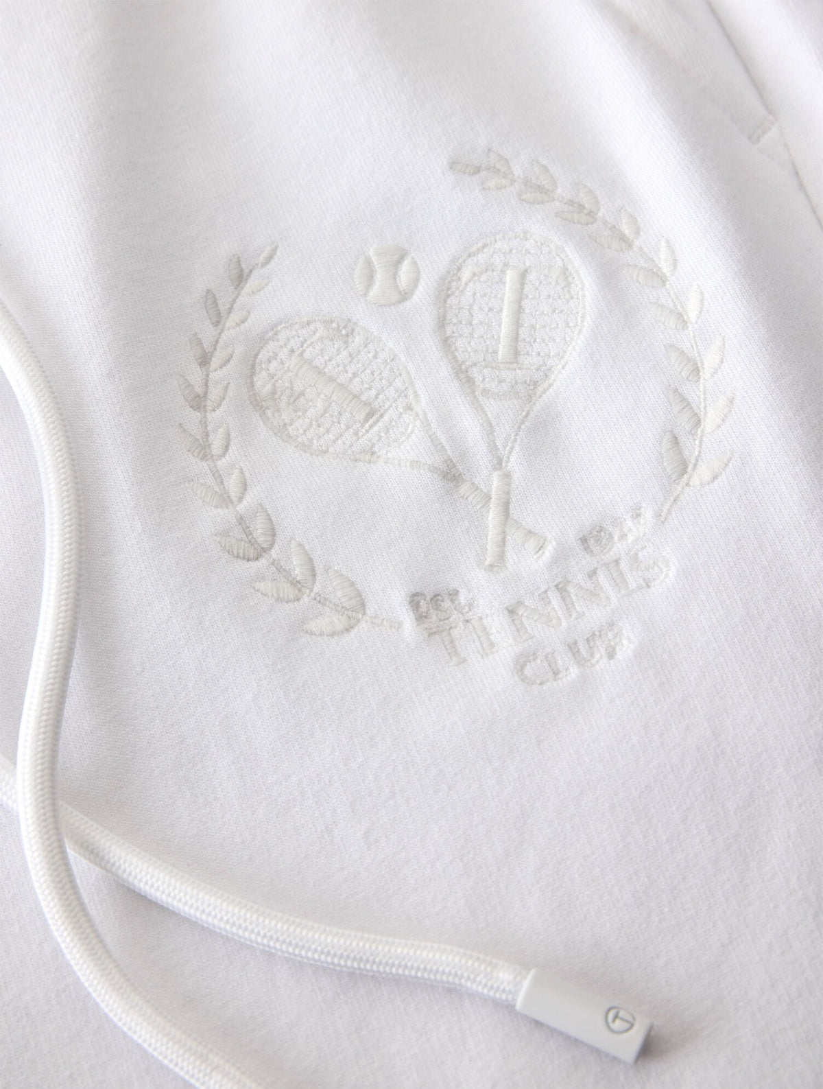 MODAL FRENCH TERRY CLASSIC EMBROIDERED CREST JOGGERS
