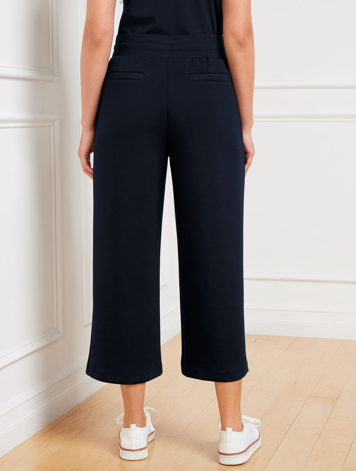 AIRKNIT STRETCH WIDE CROP PANTS