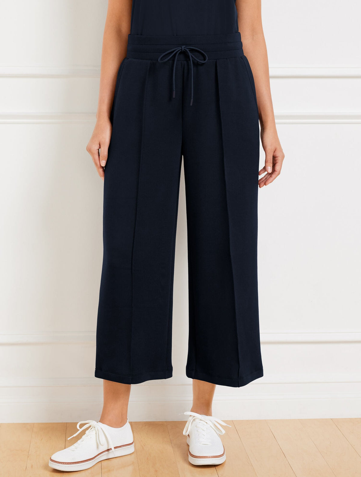 AIRKNIT STRETCH WIDE CROP PANTS