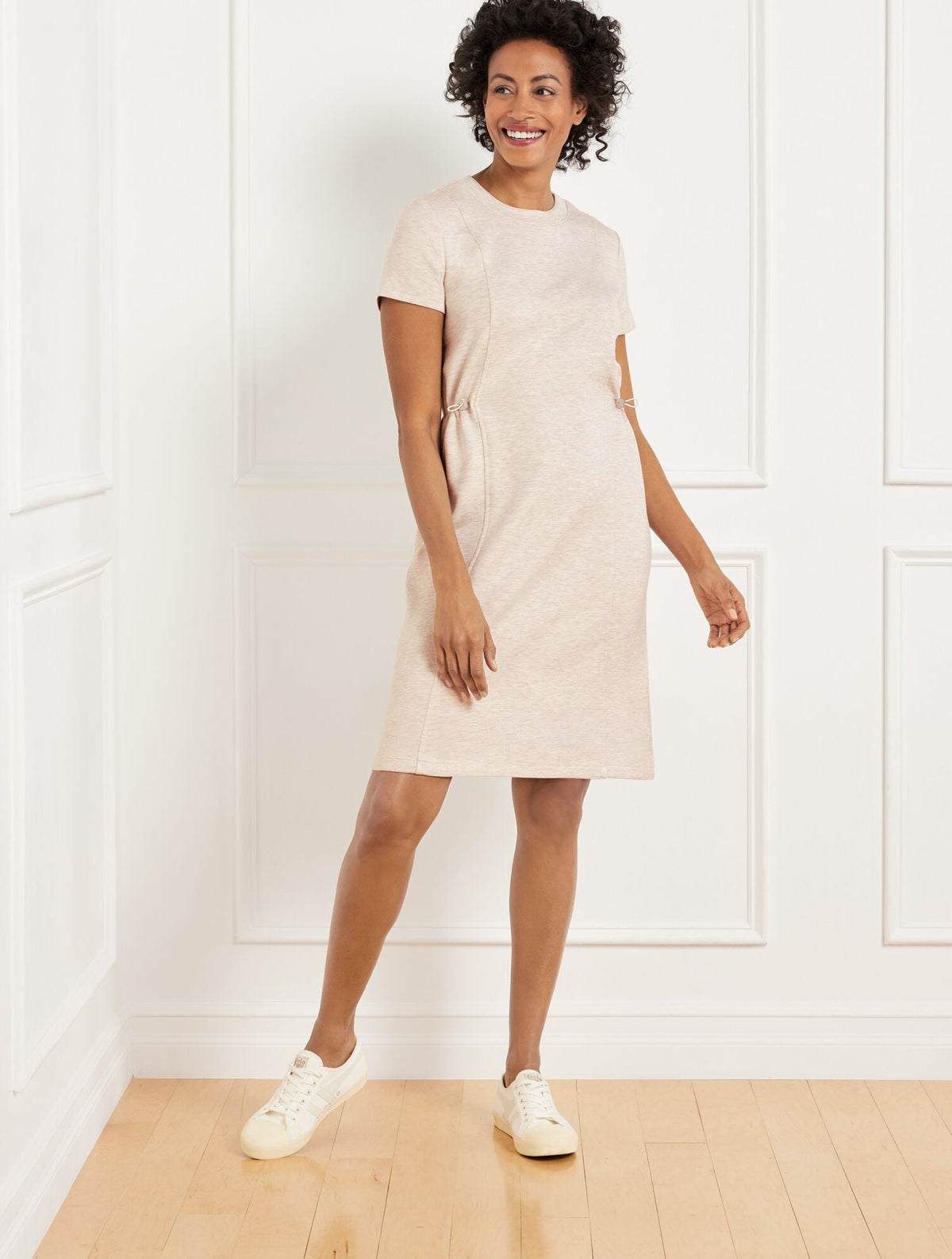 AIRKNIT STRETCH BUNGEE WAIST DRESS