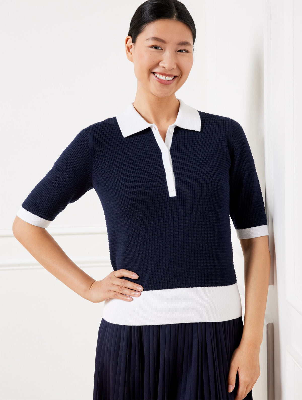 COOLMAX® POLO SWEATER
