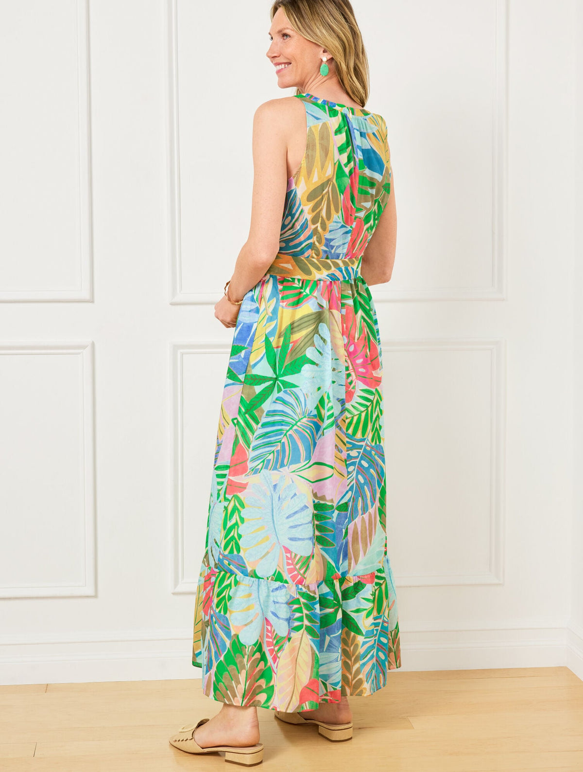 FIT & FLARE DRESS - PARADISE FOLIAGE