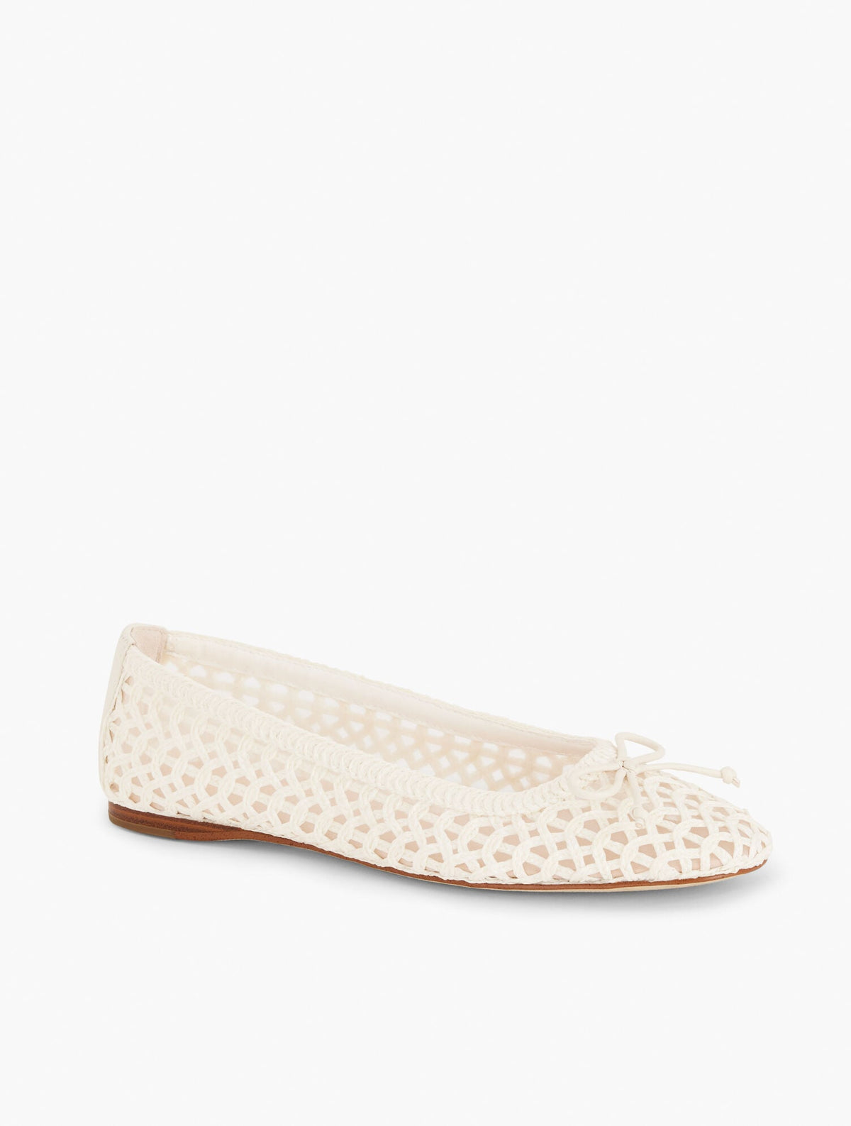 BLAINE SOFT SOLE LOOPY WOVEN BALLET FLATS