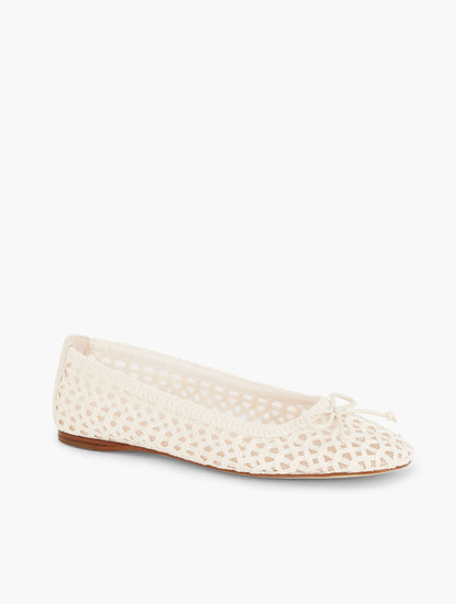 BLAINE SOFT SOLE LOOPY WOVEN BALLET FLATS