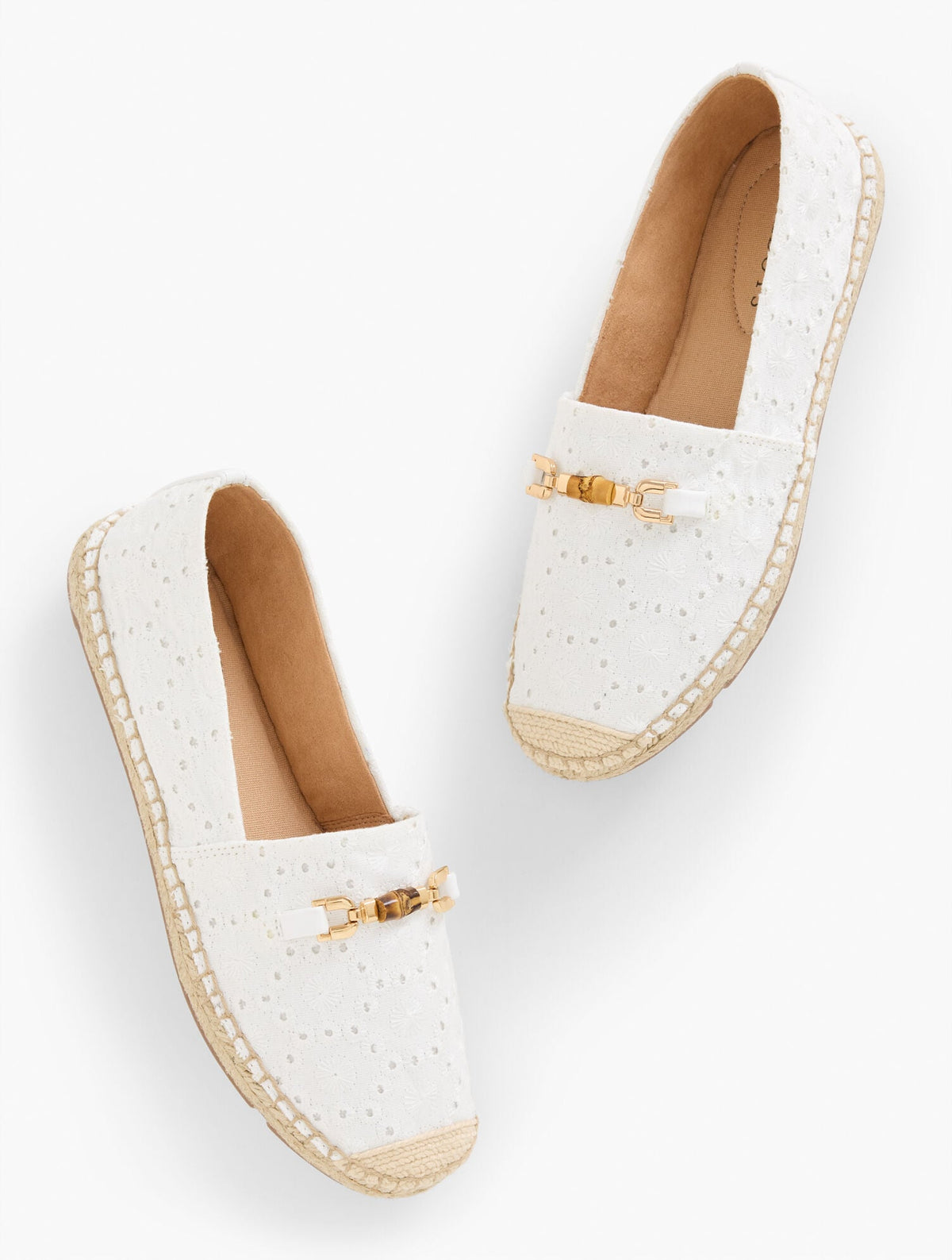 IZZY BAMBOO FLORAL ESPADRILLE FLATS
