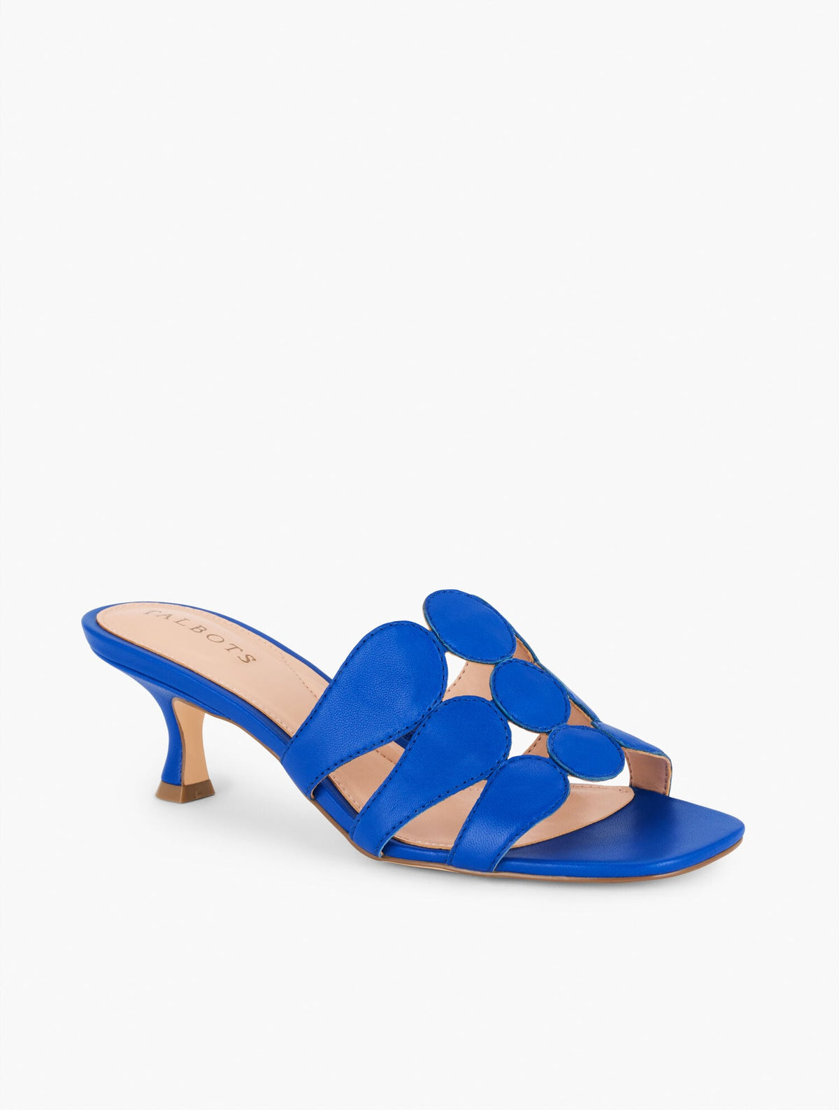 SABEL NAPPA FLARE HEEL SANDALS