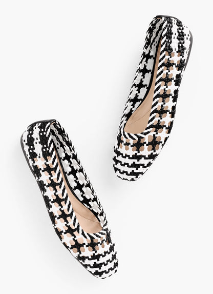 SLOANE WOVEN BALLET FLATS