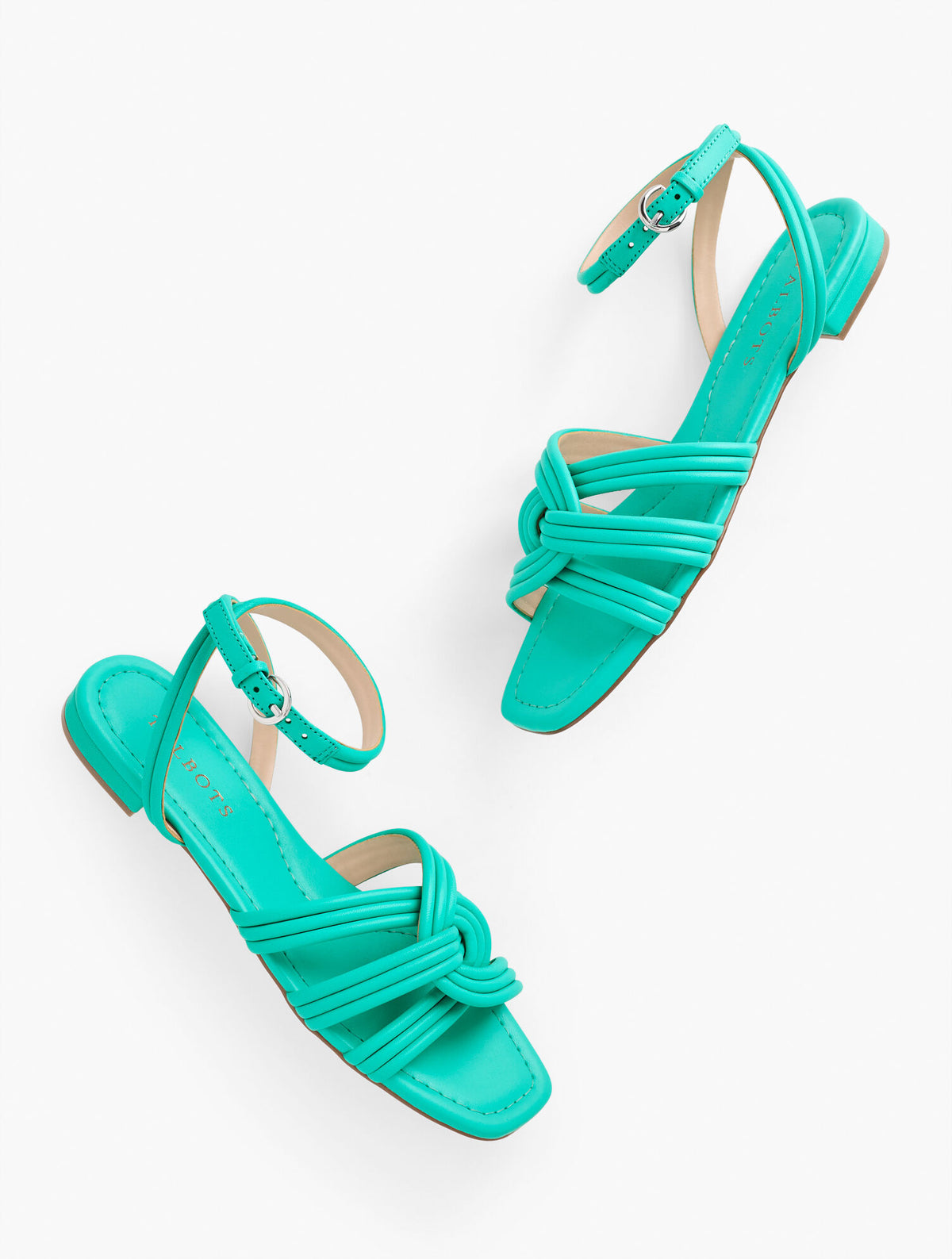 VIOLET TUBULAR NAPPA SANDALS