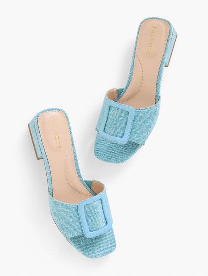 VIV BUCKLE SLIDES