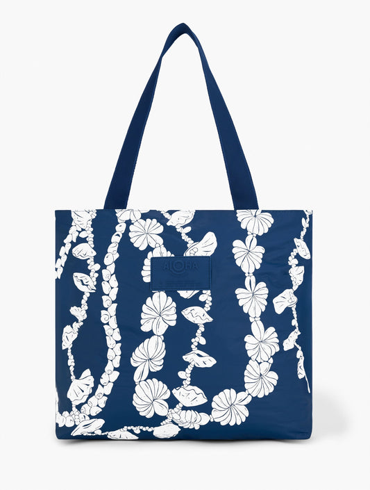 ALOHA COLLECTION SHELL LEI DAY TRIPPER TOTE