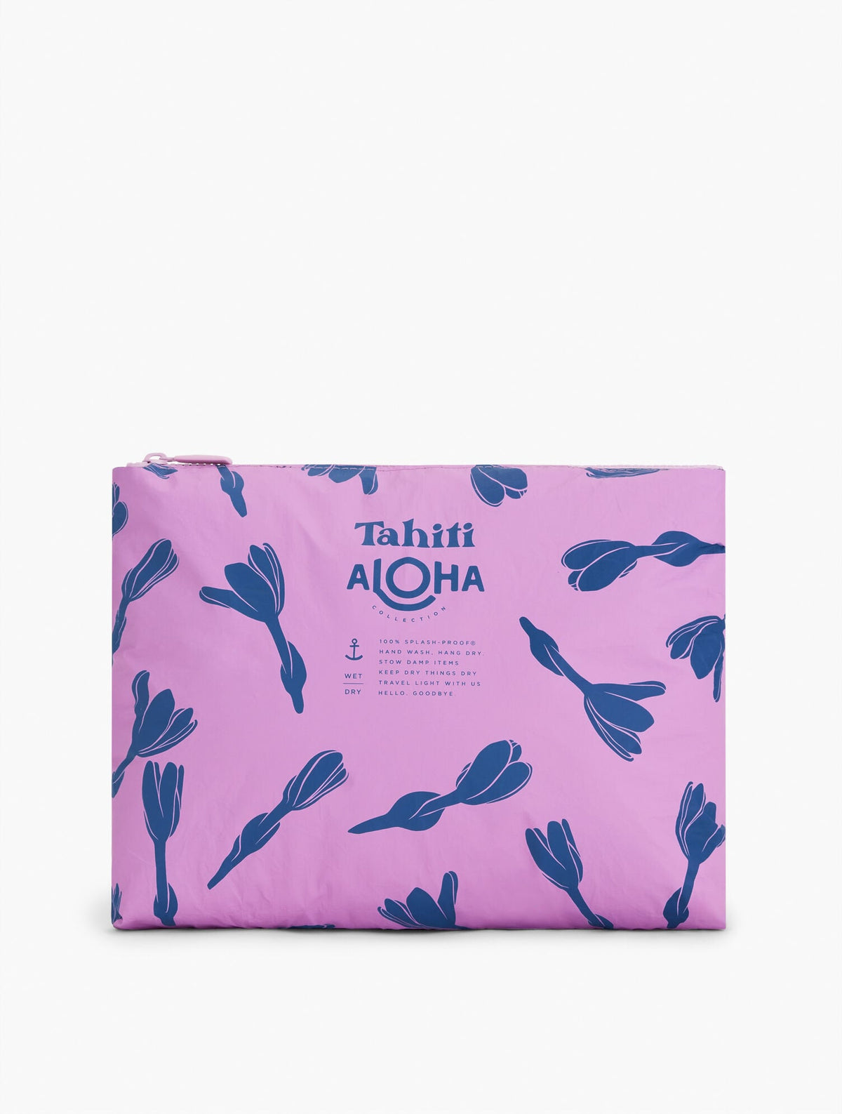 ALOHA COLLECTION MID SHELL LEI REVERSIBLE POUCH