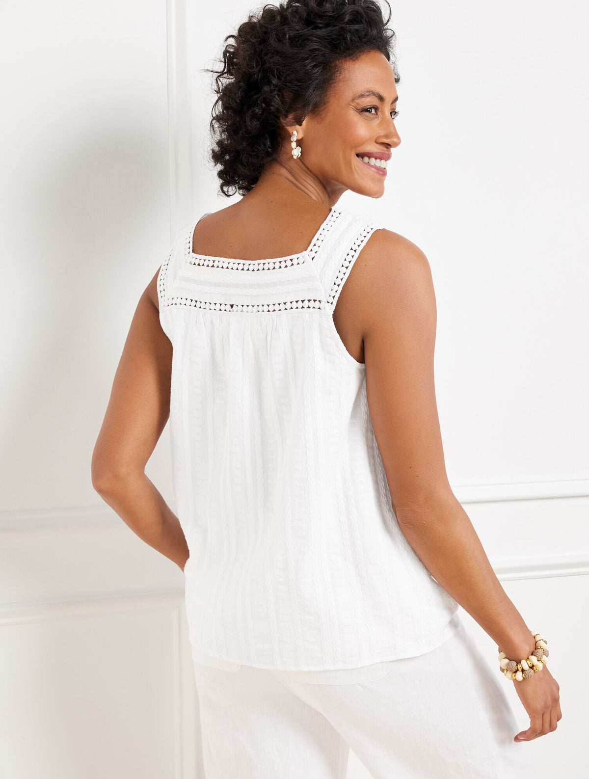 LACE TRIM SHELL