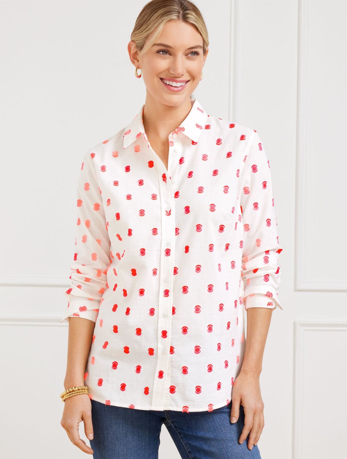 MODERN CLASSIC SHIRT - BIRDS EYE JACQUARD
