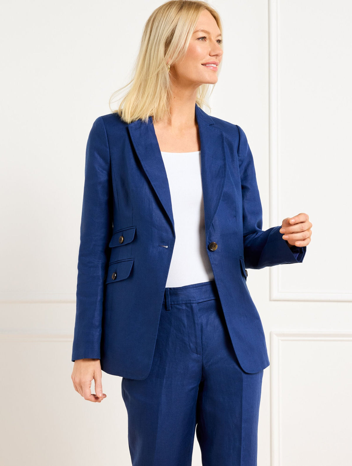 LUXE IRISH LINEN BLAZER