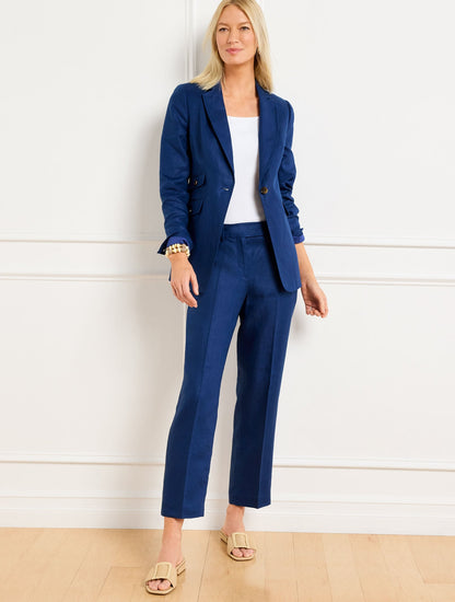 LUXE IRISH LINEN BLAZER