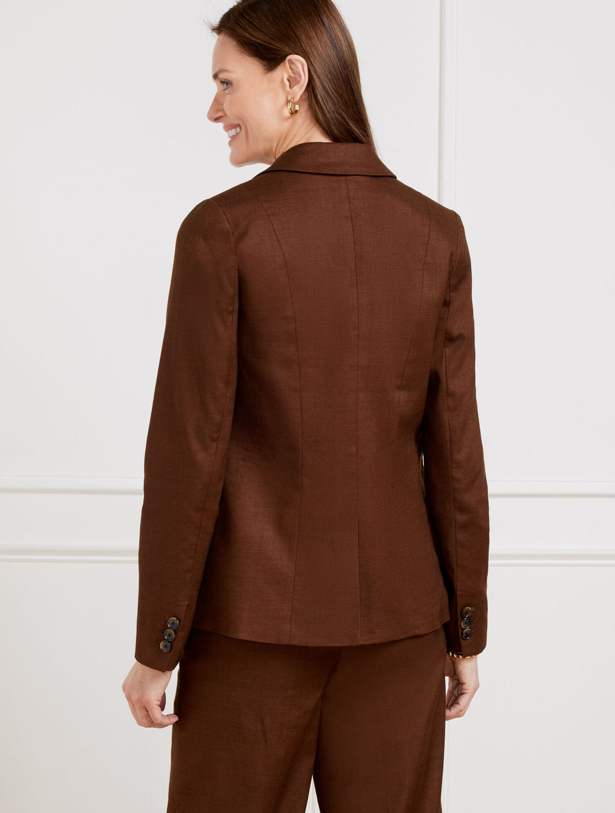 LINEN BLEND BLAZER