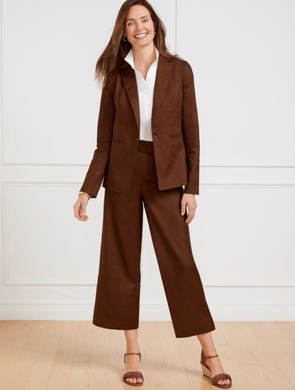 LINEN BLEND BLAZER