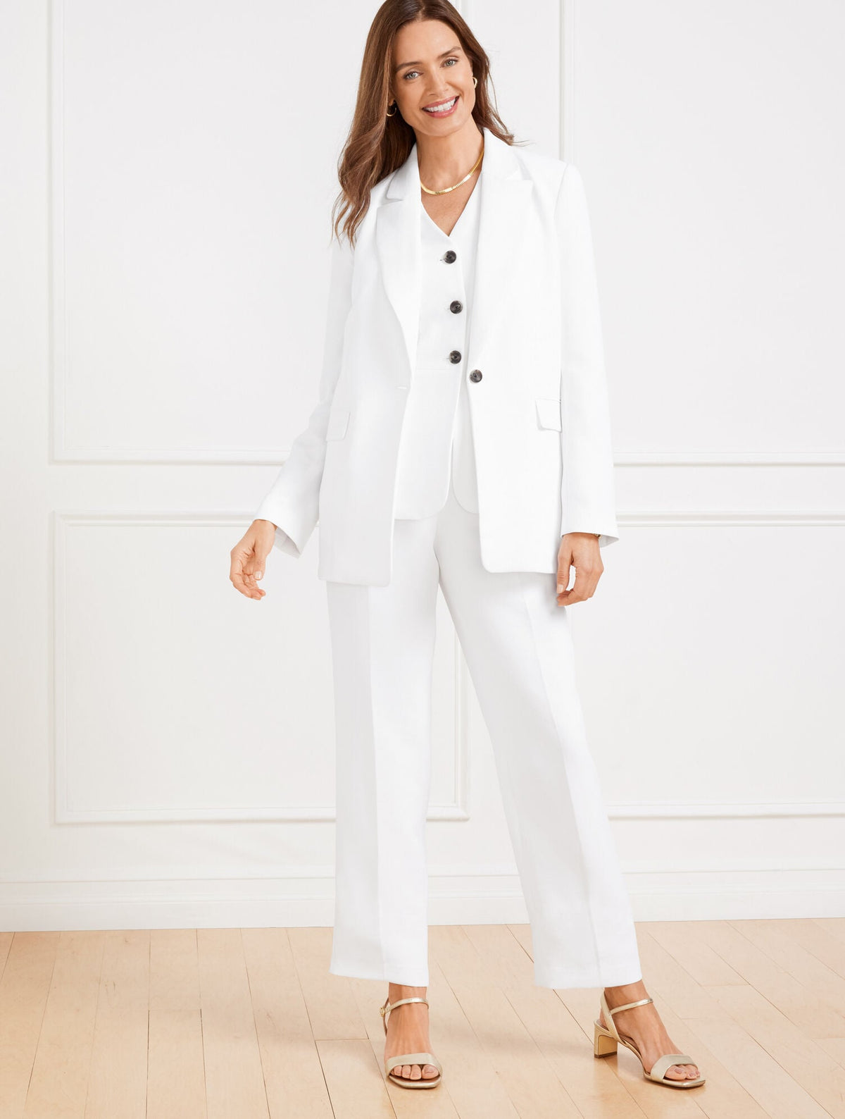 POLISHED CREPE BLAZER