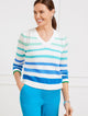 DEEP SEA BLUE/WHITE MULTI