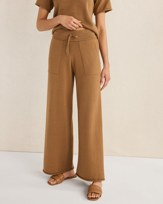 ORGANIC COTTON KNIT PANTS