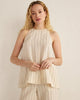 IVORY/BLACK DOBBY STRIPE