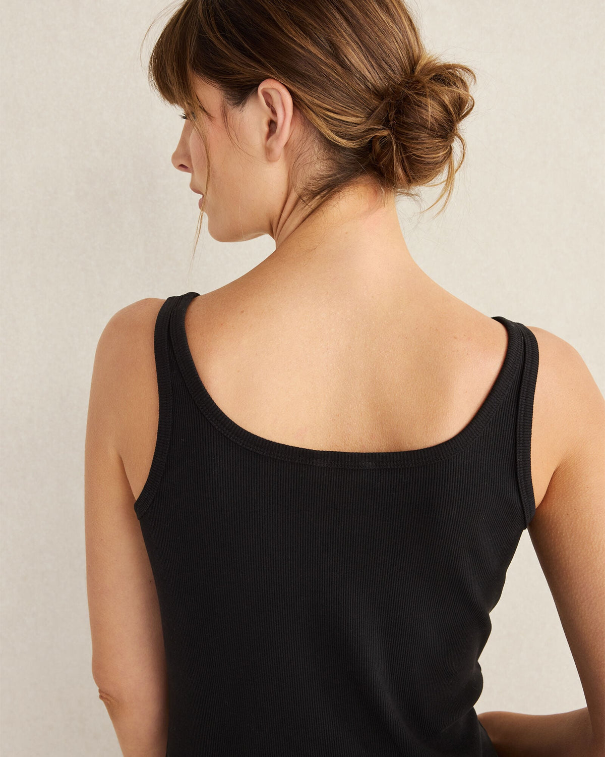 ORGANIC COTTON RIB KNIT TANK