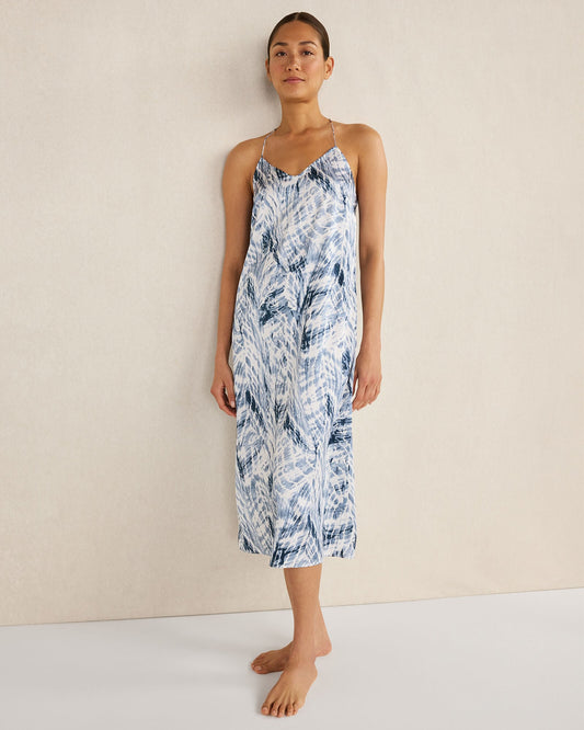 WASHABLE SILK TIE DYE CHEMISE