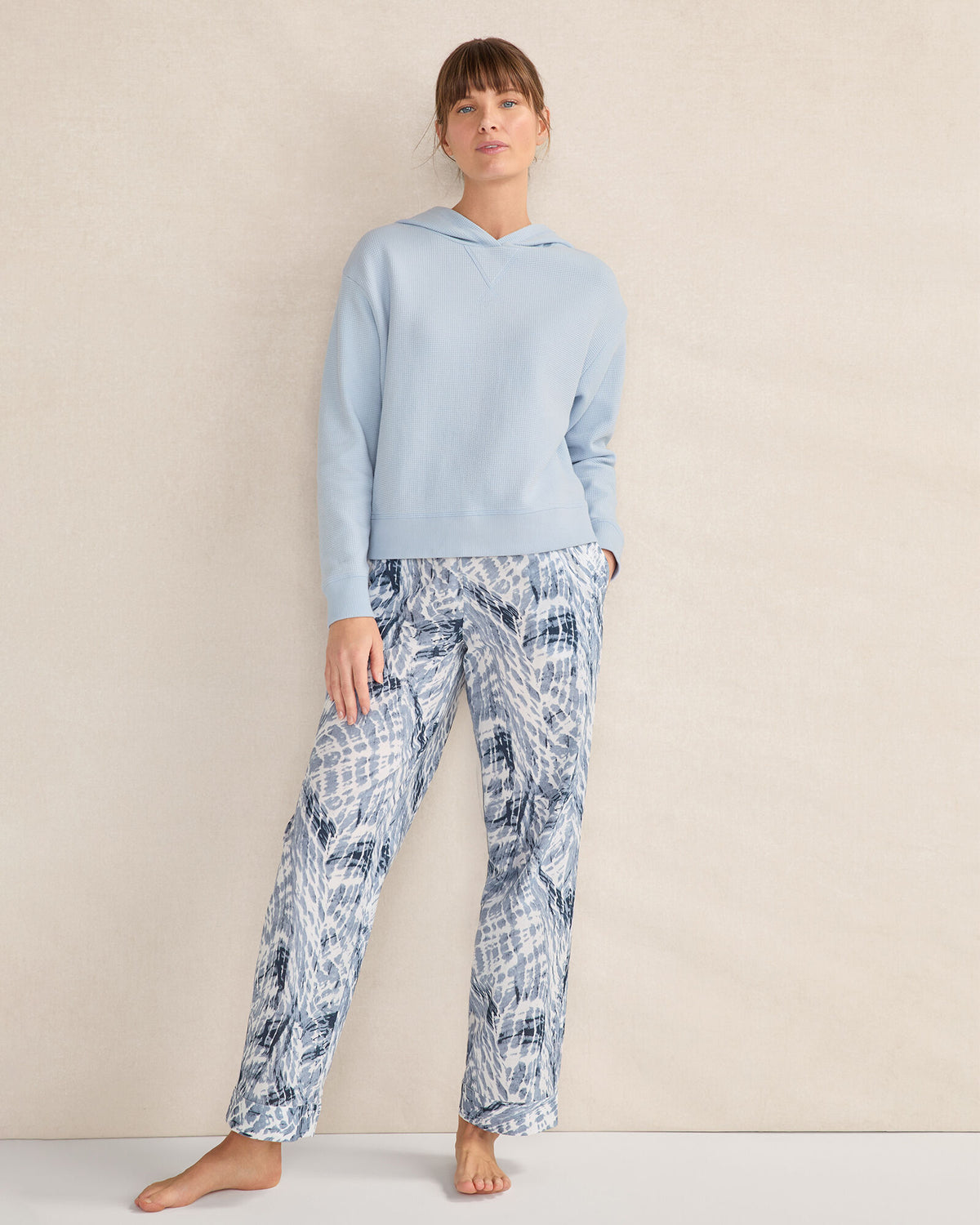 ORGANIC COTTON POPLIN TIE DYE SLEEP PANTS