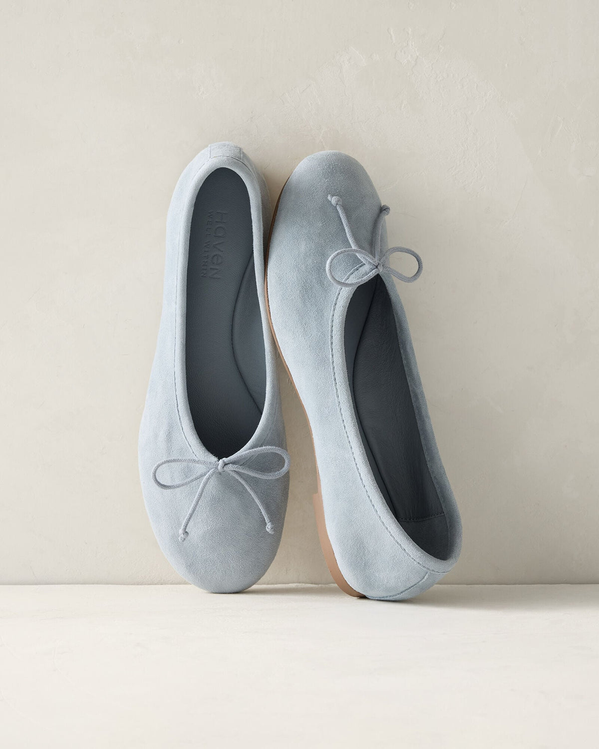 SUEDE BALLET FLATS
