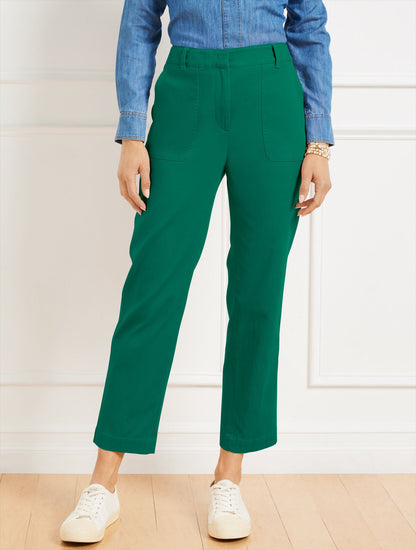 TAPERED ANKLE PANTS