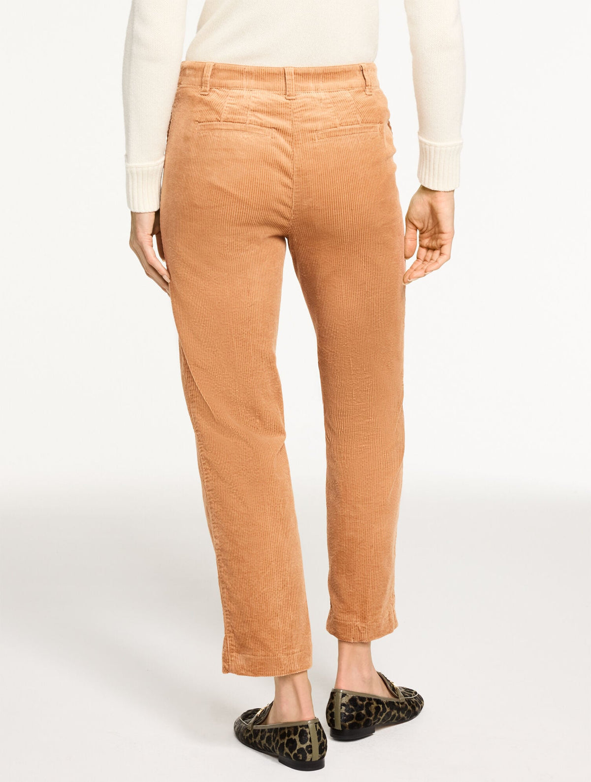 TAPERED ANKLE STRETCH CORDUROY PANTS