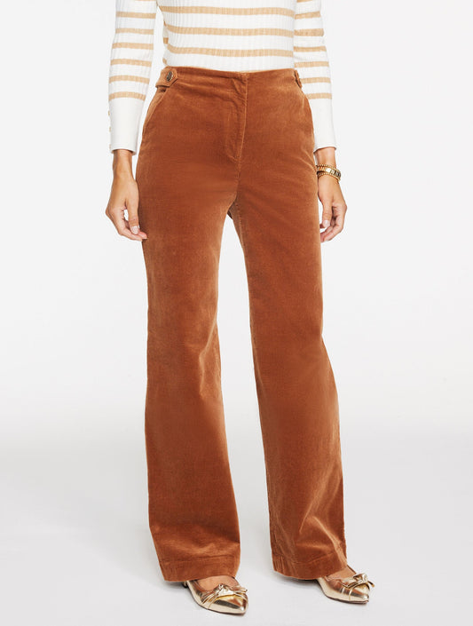 WIDE LEG CORDUROY PANTS