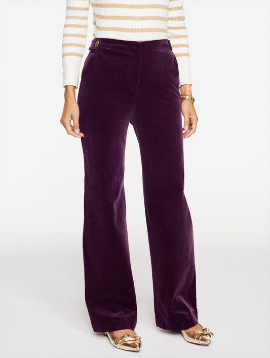 WIDE LEG CORDUROY PANTS