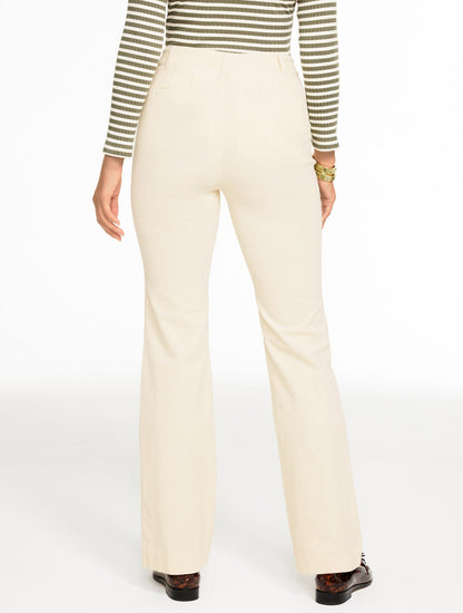 FLARE LEG STRETCH CORDUROY PANTS