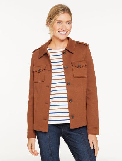BRUSHED KNIT JACKET