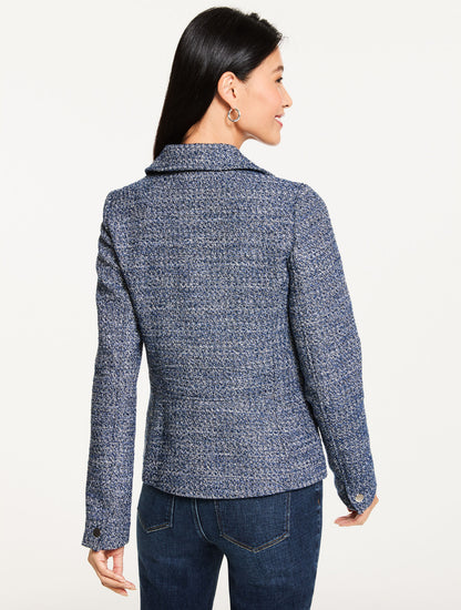 MISTY TWEED MOTO JACKET