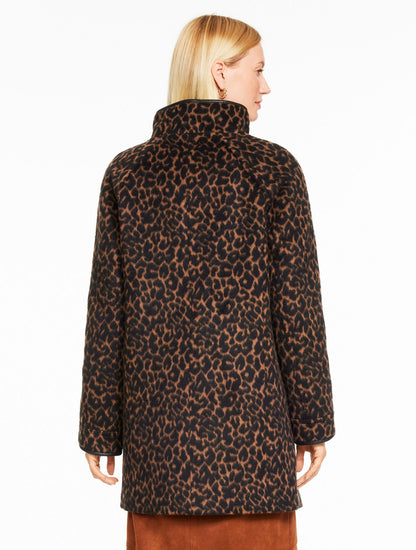 TONAL ANIMAL JACQUARD JACKET