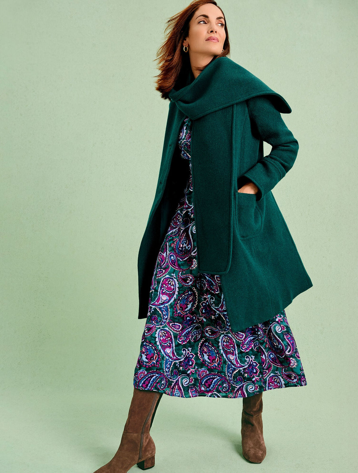 SCARF COAT