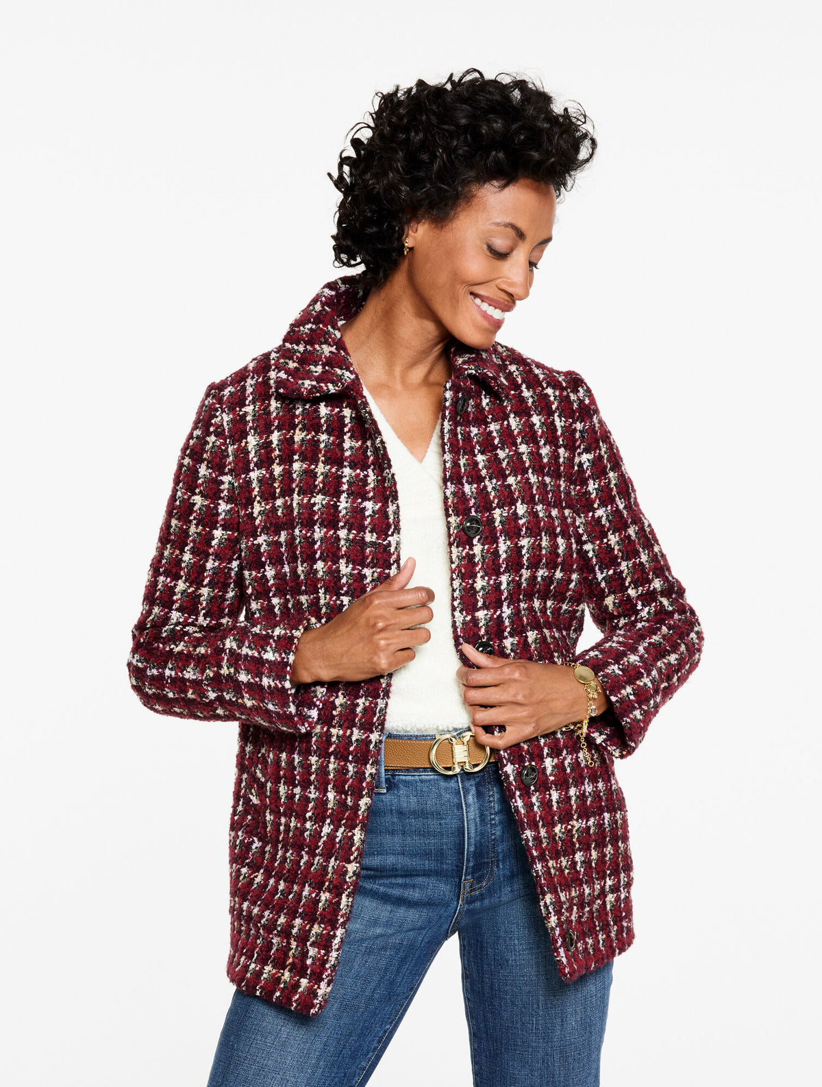 BRONTE MULTICHECK COAT