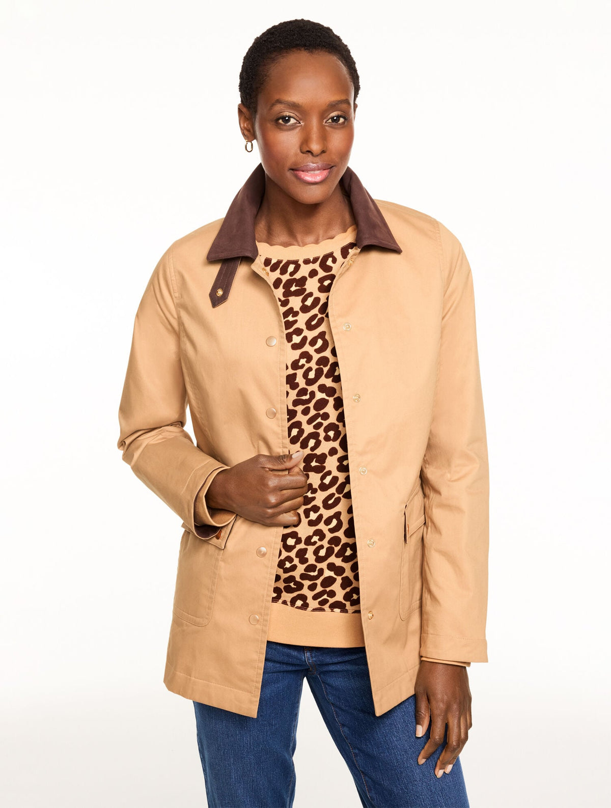 COATED COTTON BARN JACKET