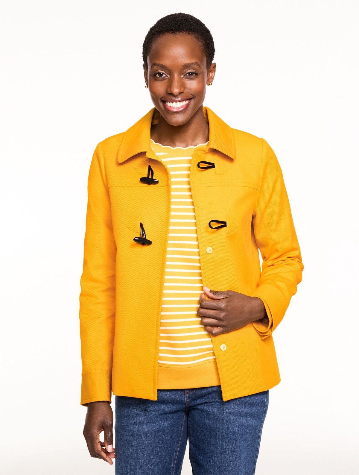 COTTON TWILL TOGGLE JACKET