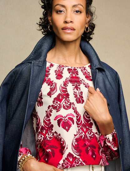 DENIM MAC COAT