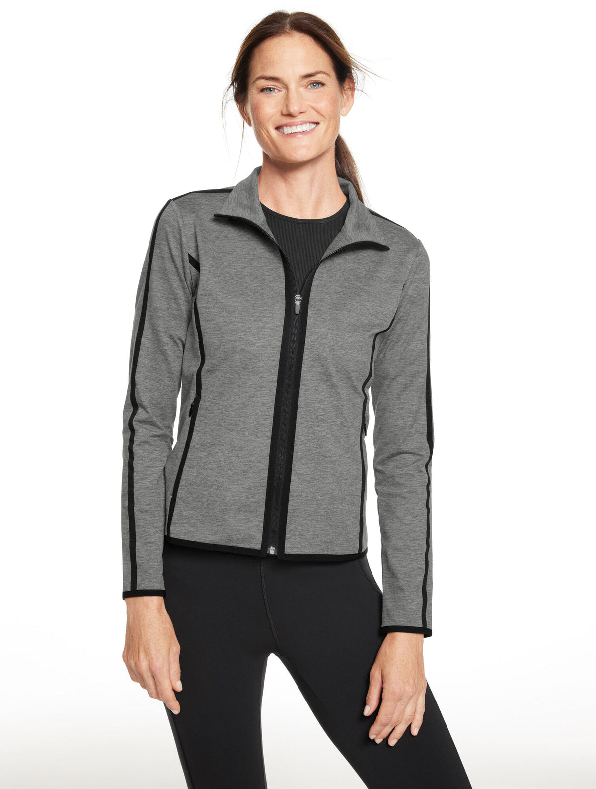 STUDIO STRETCH FULL-ZIP JACKET