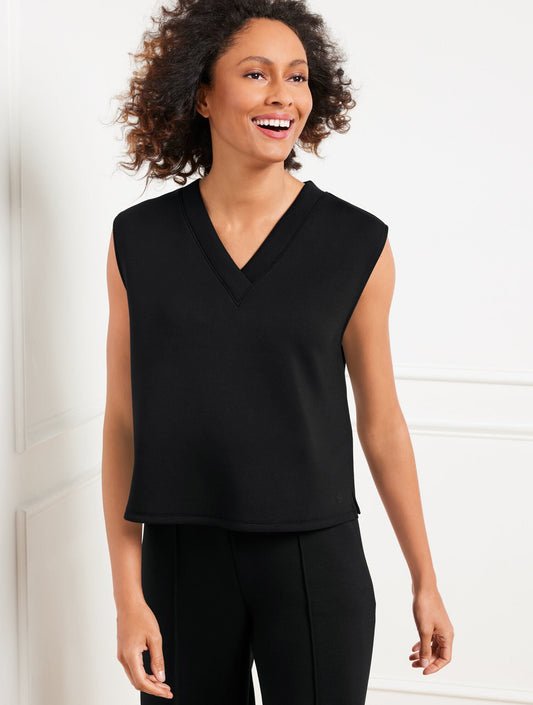 AIRKNIT STRETCH V-NECK TANK