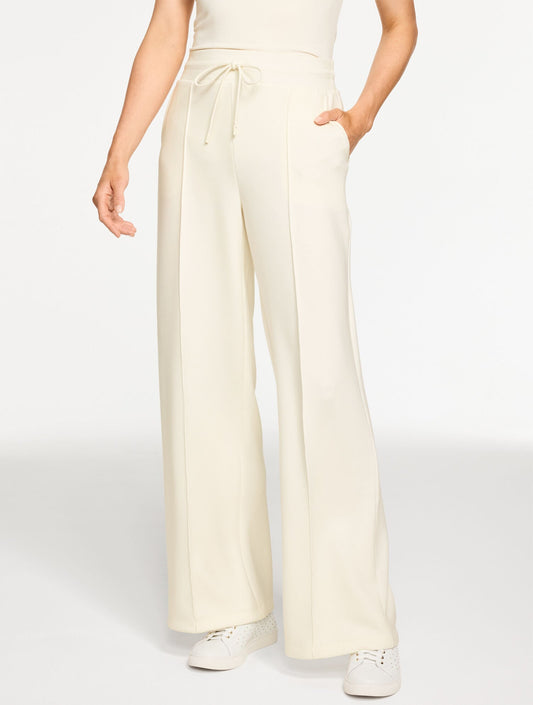 AIRKNIT STRETCH WIDE LEG PANTS